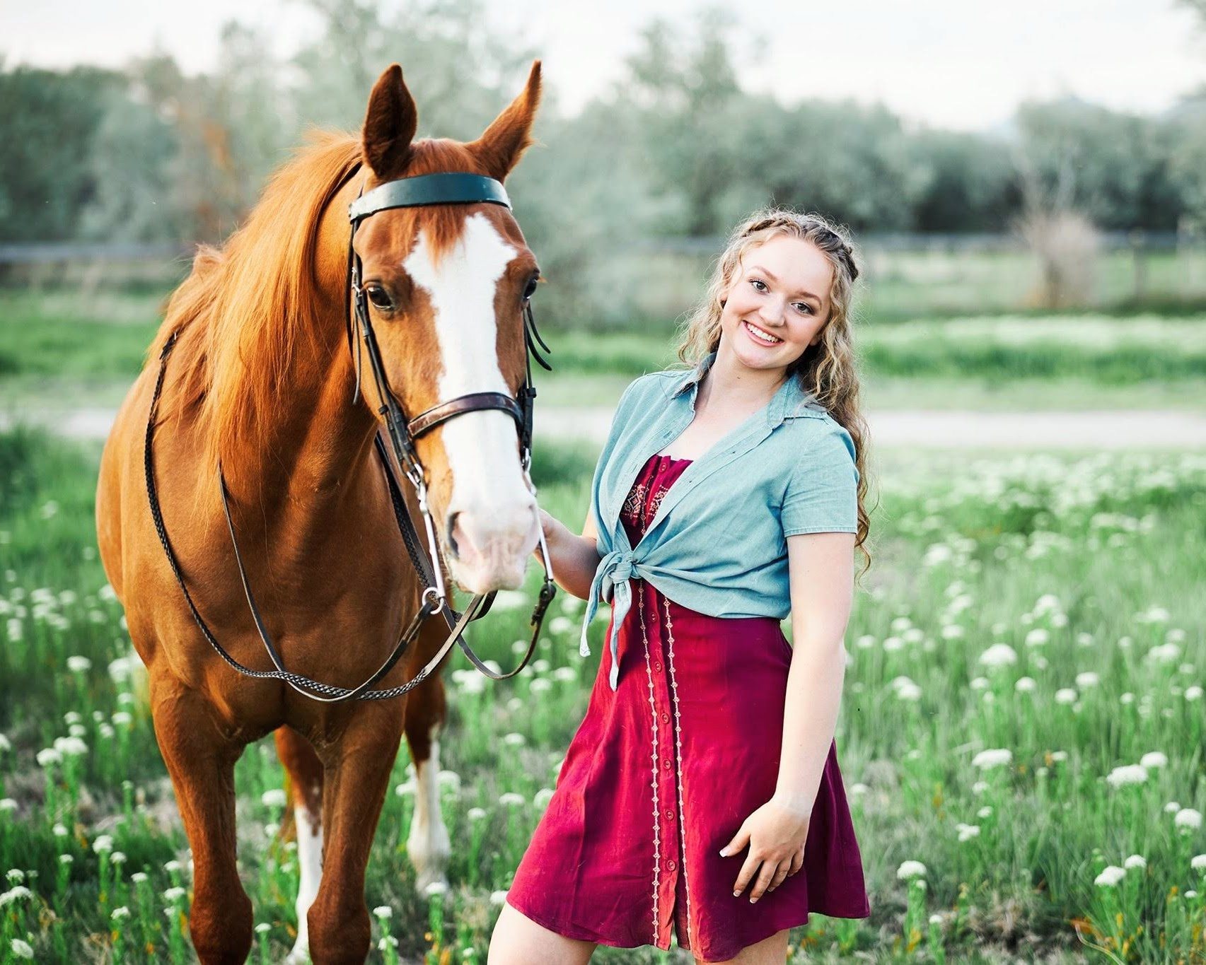 Utah Senior Portrait Horse by Brad Ovard Photography