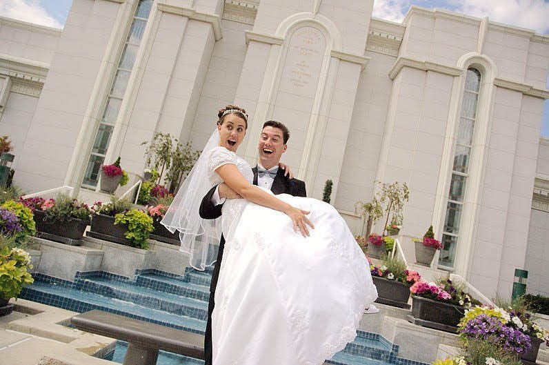 Bountiful Utah Temple Wedding 01 by Brad Ovard Photography