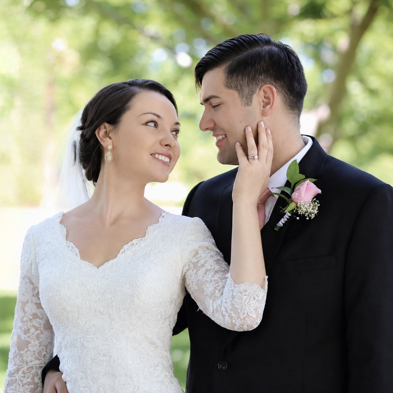 Saint George Temple Wedding 02 by Brad Ovard Photography