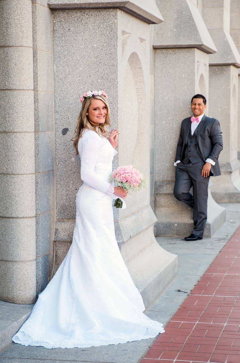 Salt Lake Temple Wedding 02 by Brad Ovard Photography
