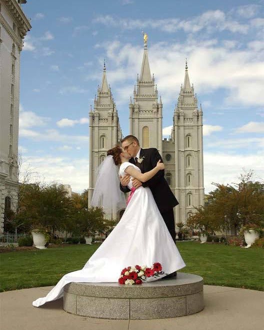 Salt Lake Temple Wedding 03 by Brad Ovard Photography