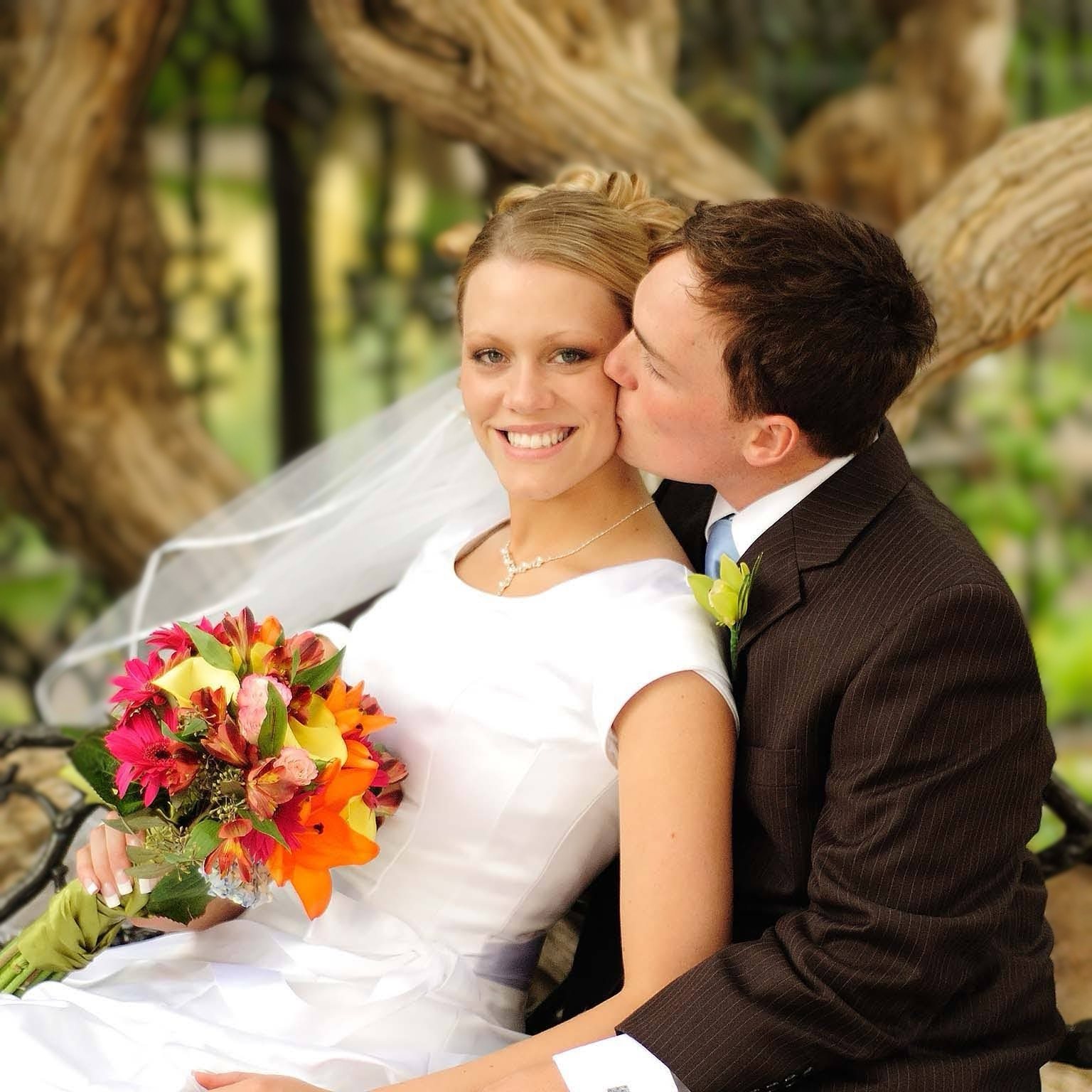 Salt Lake Temple Wedding 04 by Brad Ovard Photography