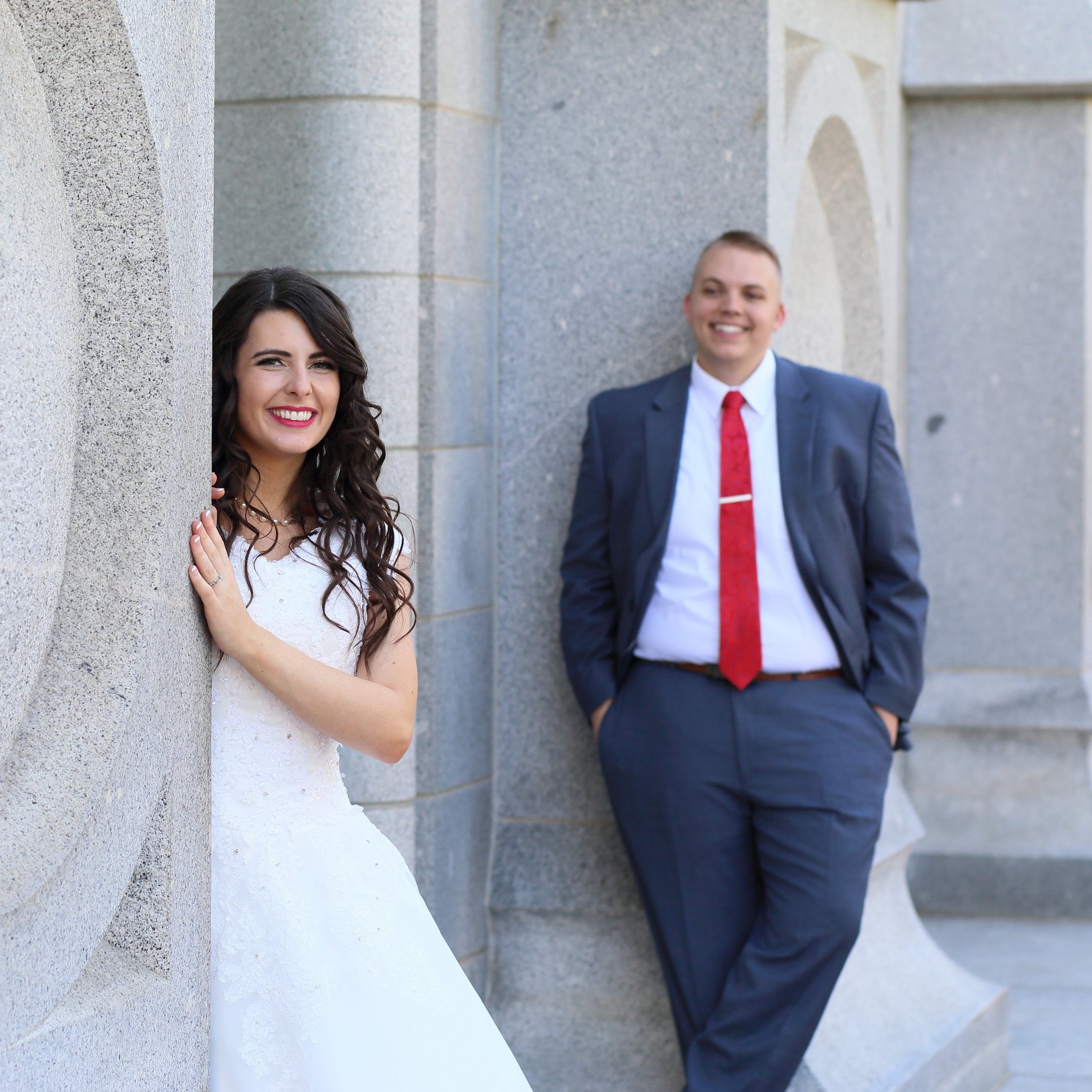 Salt Lake Temple Wedding 12 by Brad Ovard Photography